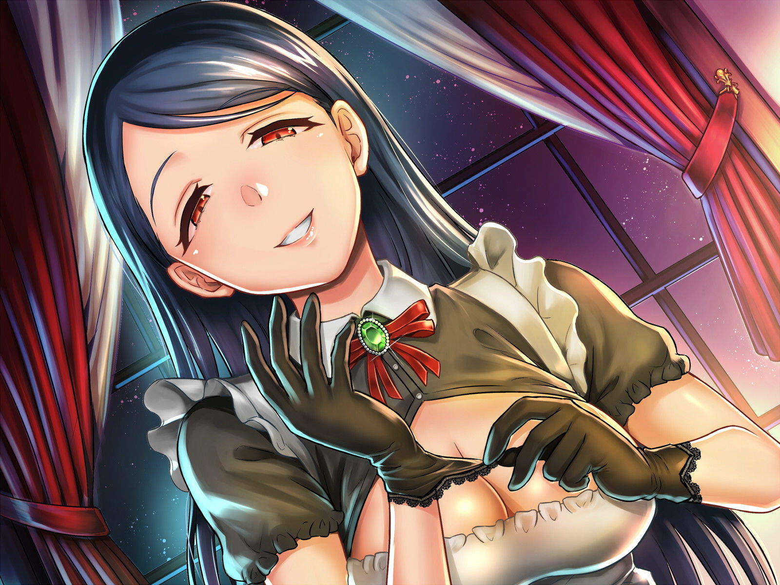 主従逆転生活 〜メイドのお姉ちゃんにいやらしく囁かれてマゾ奴●に堕とされる〜 サンプル1ページ目
