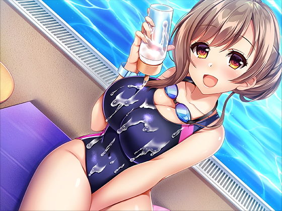 競泳水着のまーめいどっ！〜無限にお精子が溜まっちゃうから不純な動機で水泳スクールに入ってもいいよね？〜 サンプル1ページ目
