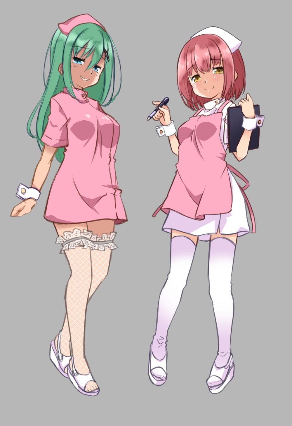 【バイノーラル】らぶ×らぶ援交ナースに挟まれ癒しえっち〜バブみ看病プレイでいつまでも入院してたくなる音声【あまあま中毒注意！】 サンプル1ページ目