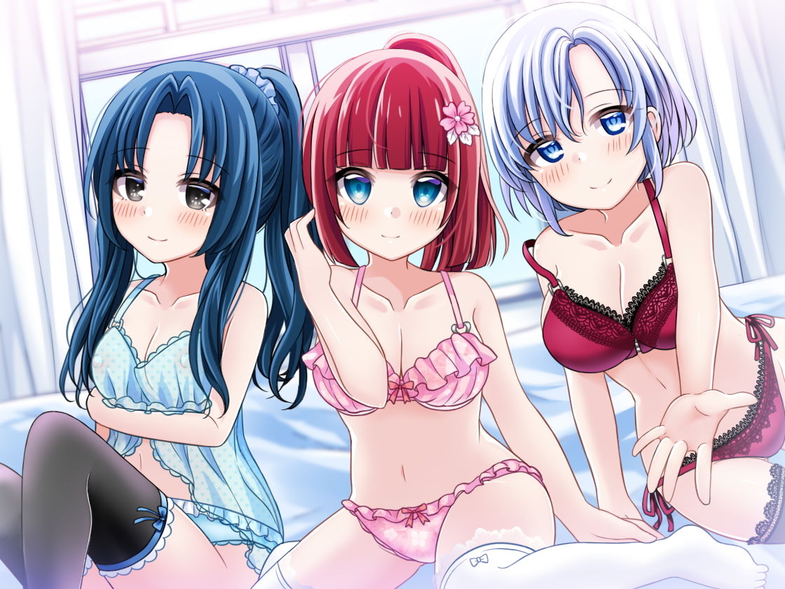 3人のお屋敷メイドの週末おま○こ奉仕〜つばき、深雪、静華がお疲れなご主人様を体で癒します♪〜 サンプル1ページ目