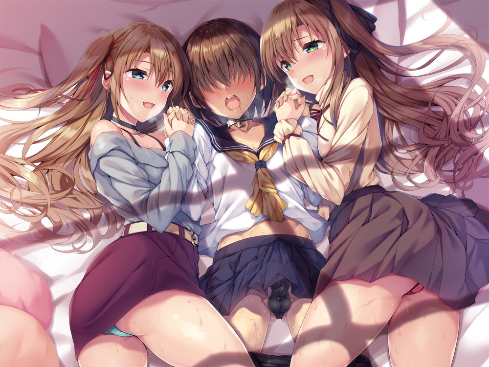 姉妹による二人がけメス堕ち調教催●音声 〜潮吹きしちゃうボク終わらないノーハンド射精とトコロテン〜 サンプル4ページ目