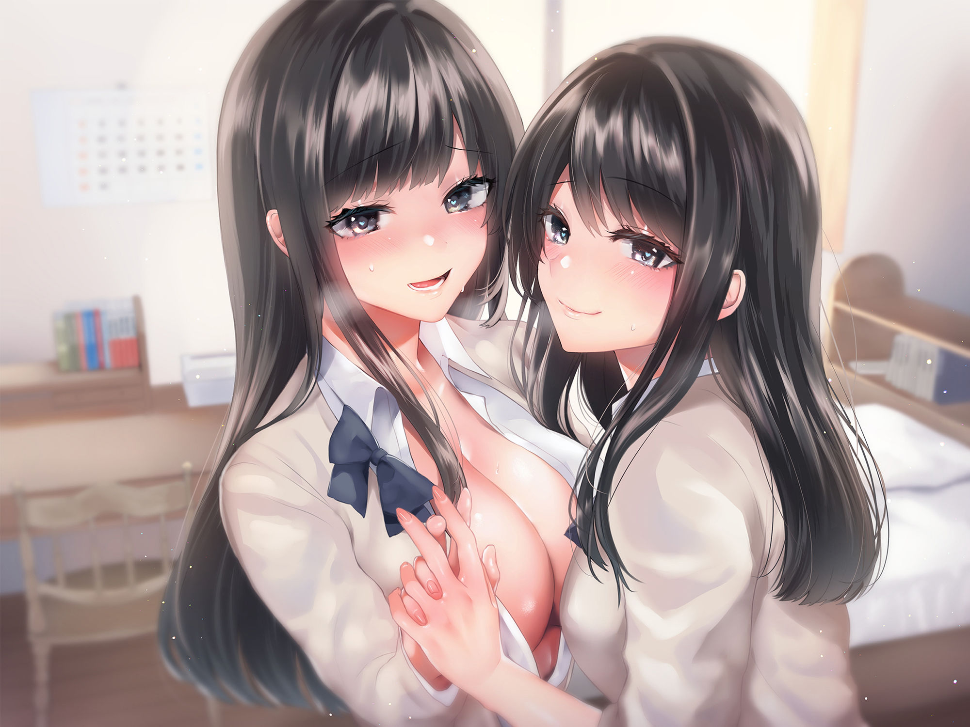 ドスケベ姉妹のセックスフルコース♪ サンプル1ページ目
