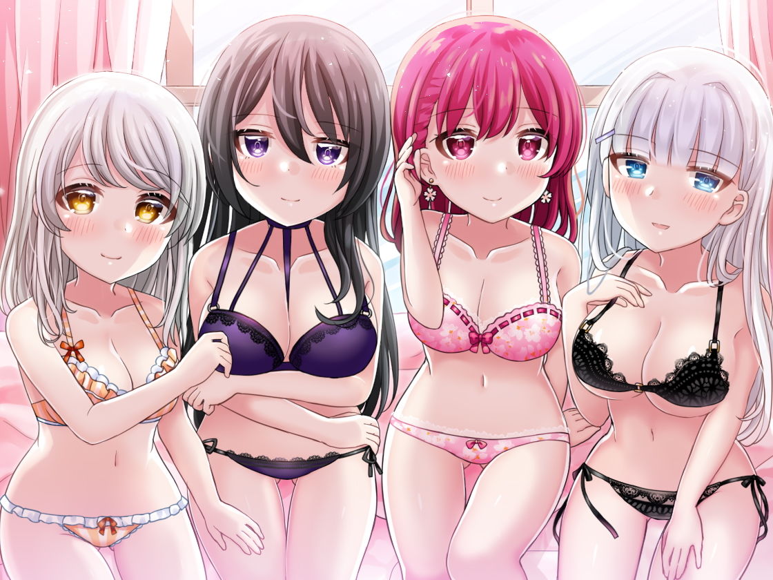 ハーレムオナサポ 4人のメイドがご主人様のオナニーをお手伝いするバイノーラル〜文、千曜、名月、莉桜〜 サンプル2ページ目