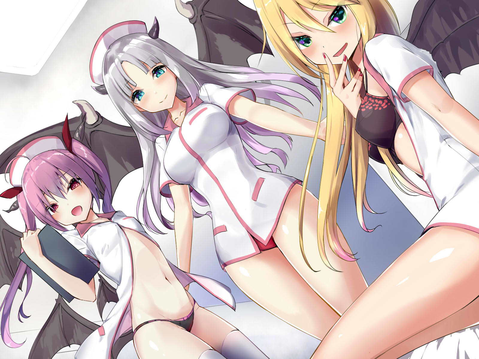 美少女ヴァンパイアハーレムの褒められオナサポ♪ サンプル2ページ目