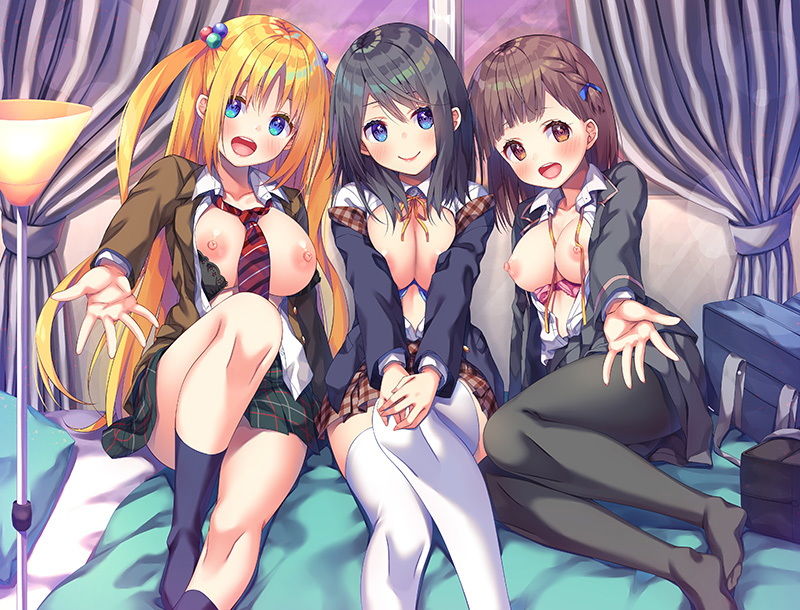 【6時間3声優】JKリフレ『お耳あまとろ委員会』耳が1日中幸せになる、JKハーレムプレイ♪ サンプル1ページ目