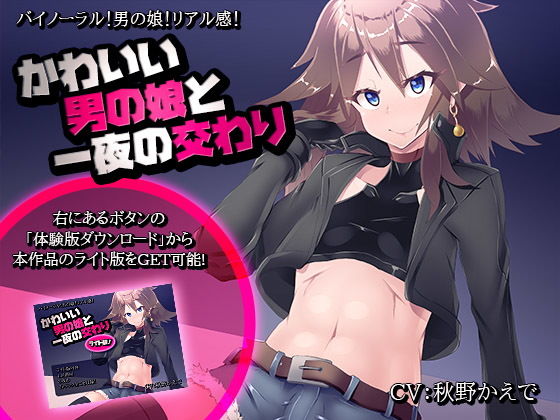 【ライト版は無料！】かわいい男の娘と一夜の交わり