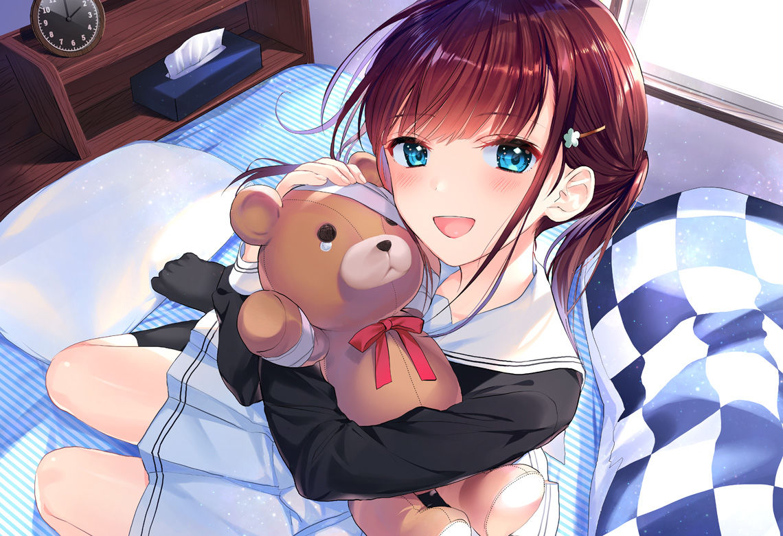 後輩ちゃんの慰めハグ 〜いっぱいぎゅ〜ってしてあげますね、せんぱい♪〜 サンプル4ページ目