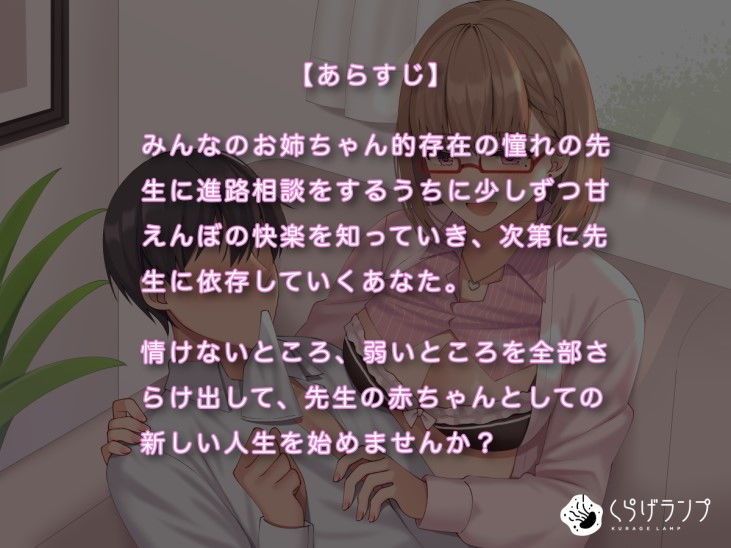 【KU100】憧れの先生と共依存あまあま赤ちゃん堕ち〜何もできない泣き虫の君へ〜【バイノーラル】 サンプル2ページ目