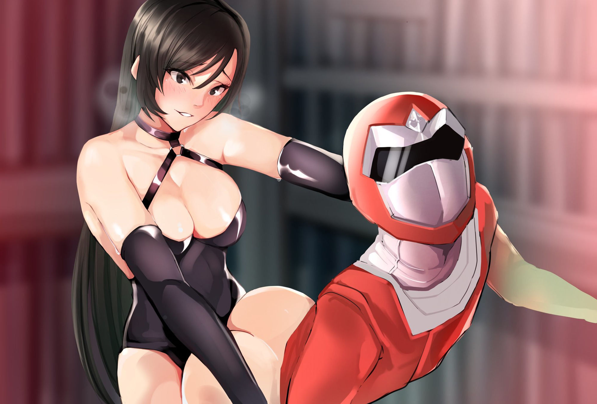 【正義のヒーロー戦隊、マゾ堕ち陥落】敵の女幹部の性的拷問に屈伏しプライド崩壊。地球の民の目の前で敗北宣言。大量浣腸と屈辱射精でマゾ絶頂する5人のヒーロー サンプル1ページ目