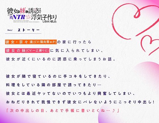 彼女の妹に誘惑されてこっそり逆NTRラブラブ浮気子作りしちゃいました サンプル1ページ目