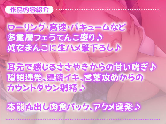 性欲が強すぎるギャルジェーケーのドスケベ童貞筆おろし！【KU100/バイノーラル】 サンプル1ページ目