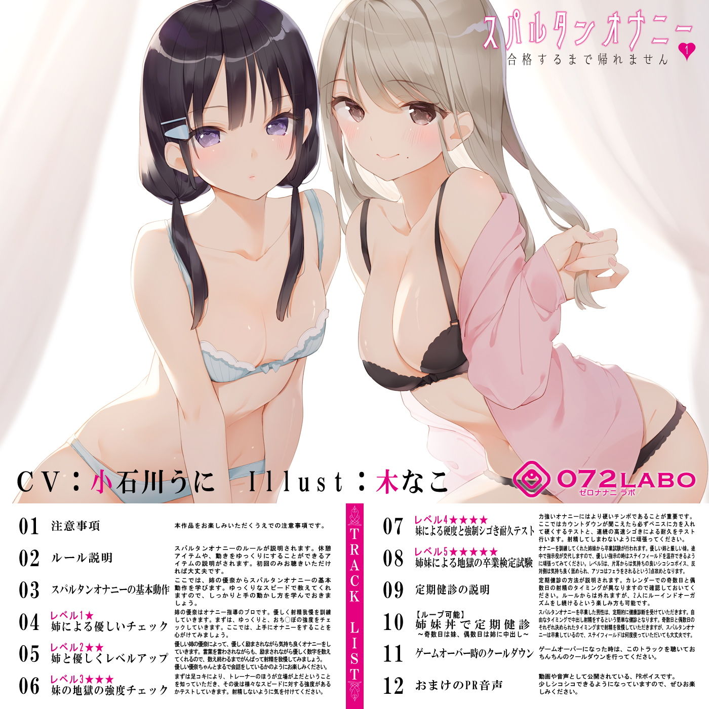 【新法】少子化対策★姉妹によるゲーム式訓練制度「スパルタンオナニー01」〜合格するまで帰れません〜【移動式シコシコボイス】 サンプル3ページ目