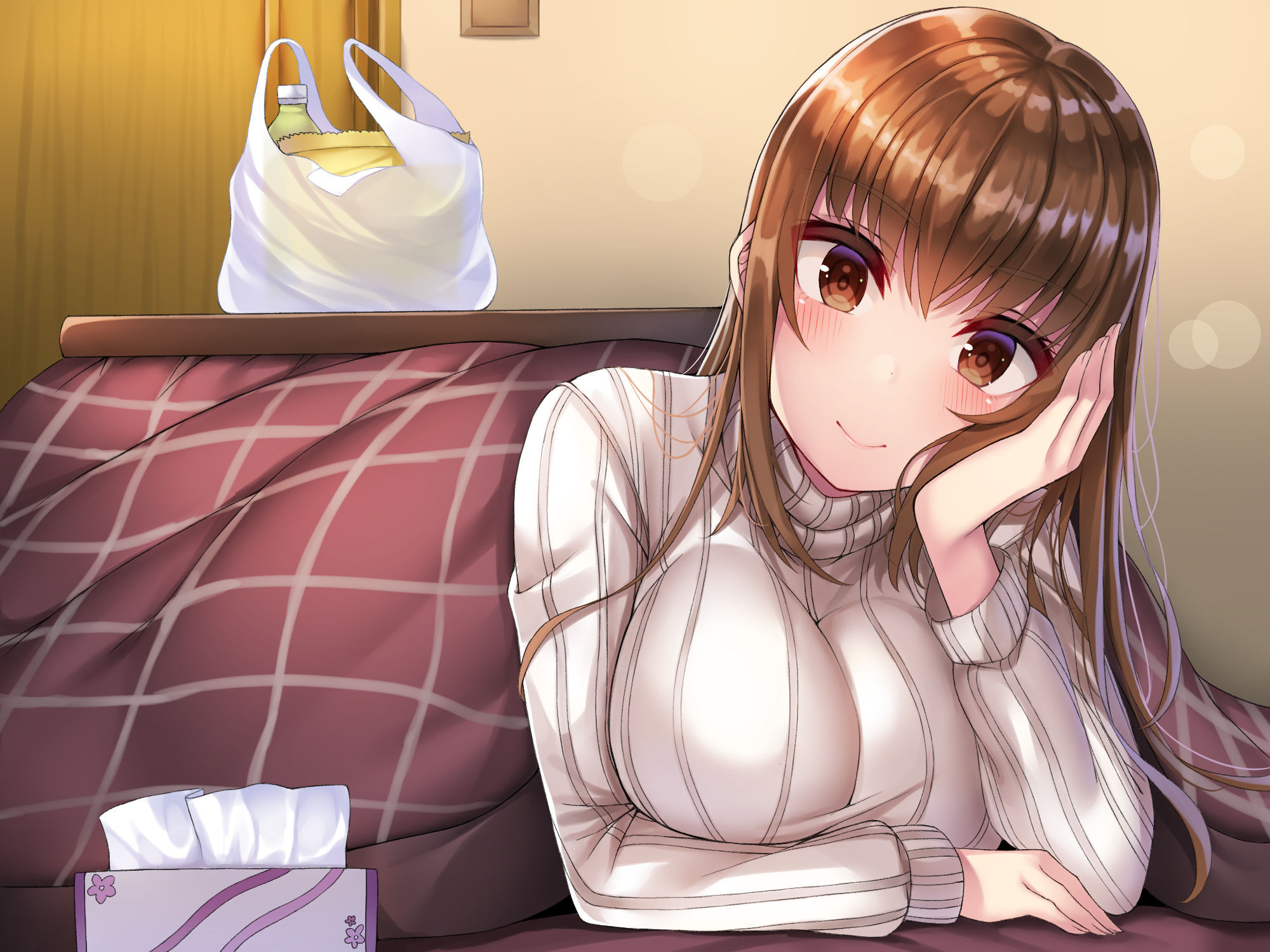 従姉のお姉ちゃんにコタツで耳かきされました サンプル2ページ目