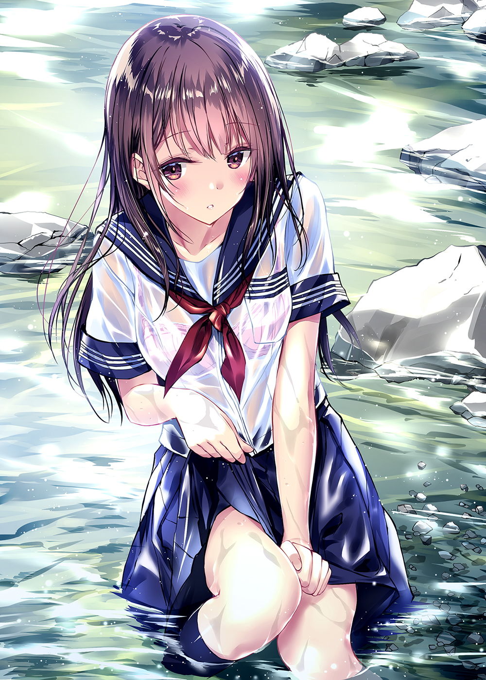 潤いの耳舐め 〜姪と過す濡れ透け夏物語〜 サンプル1ページ目