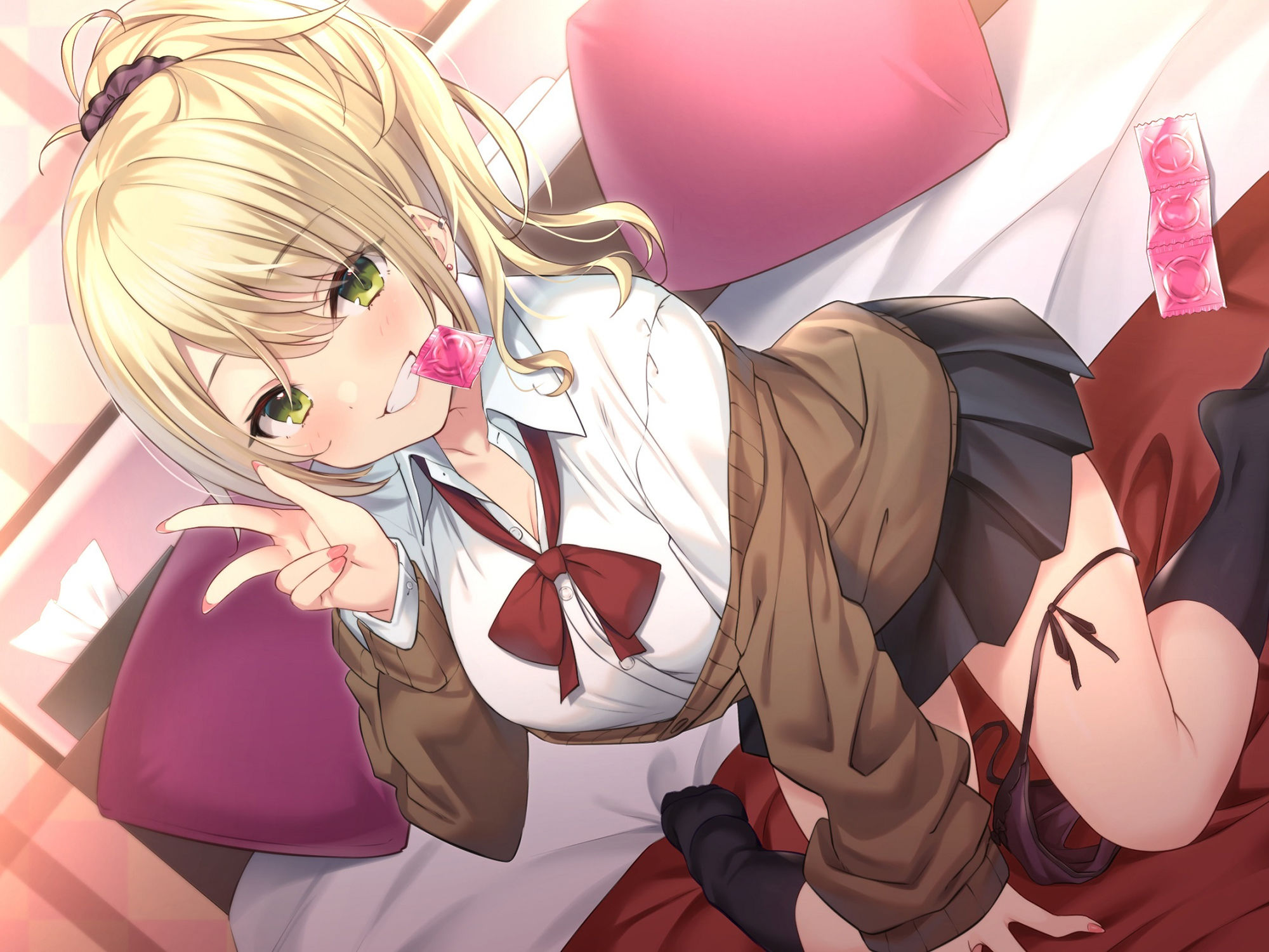 【新作100円】【全編バイノーラル】私がサクッとヌいたげる♪〜ギャルなJKからの搾精体験〜 サンプル1ページ目