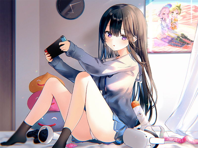 ゲームしながら自由におまんこを使わせてくれるゲーマーカノジョ【バイノーラル】〜イチャラブしながらゲームして、まんこしよ〜 サンプル3ページ目