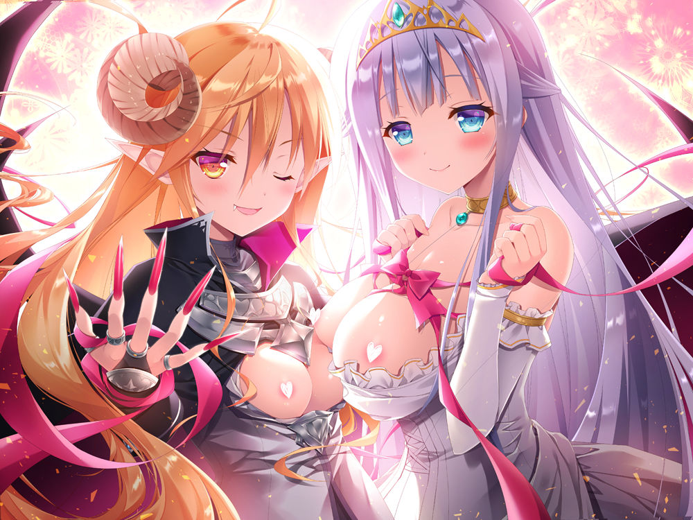 のじゃ○リ魔王とお姫様 〜3Pハーレムおしおきえっち♪〜【LV100で無双したら呪われてエロいことができなくなったので何がなんでもヤり返しに行く話】 サンプル4ページ目