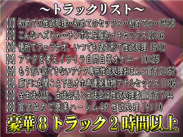 【半強●】生真面目生徒会長はあなた専用いいなり性欲処理委員〜生徒会も全員まとめて性欲処理委員宣言〜 サンプル2ページ目