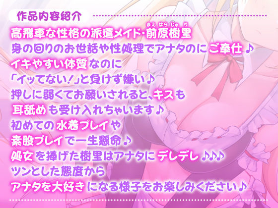 【KU100】ご奉仕メイドのツンデレ欲望エッチ 〜ご主人さま、イってなんかないんだからねっ！〜 サンプル2ページ目