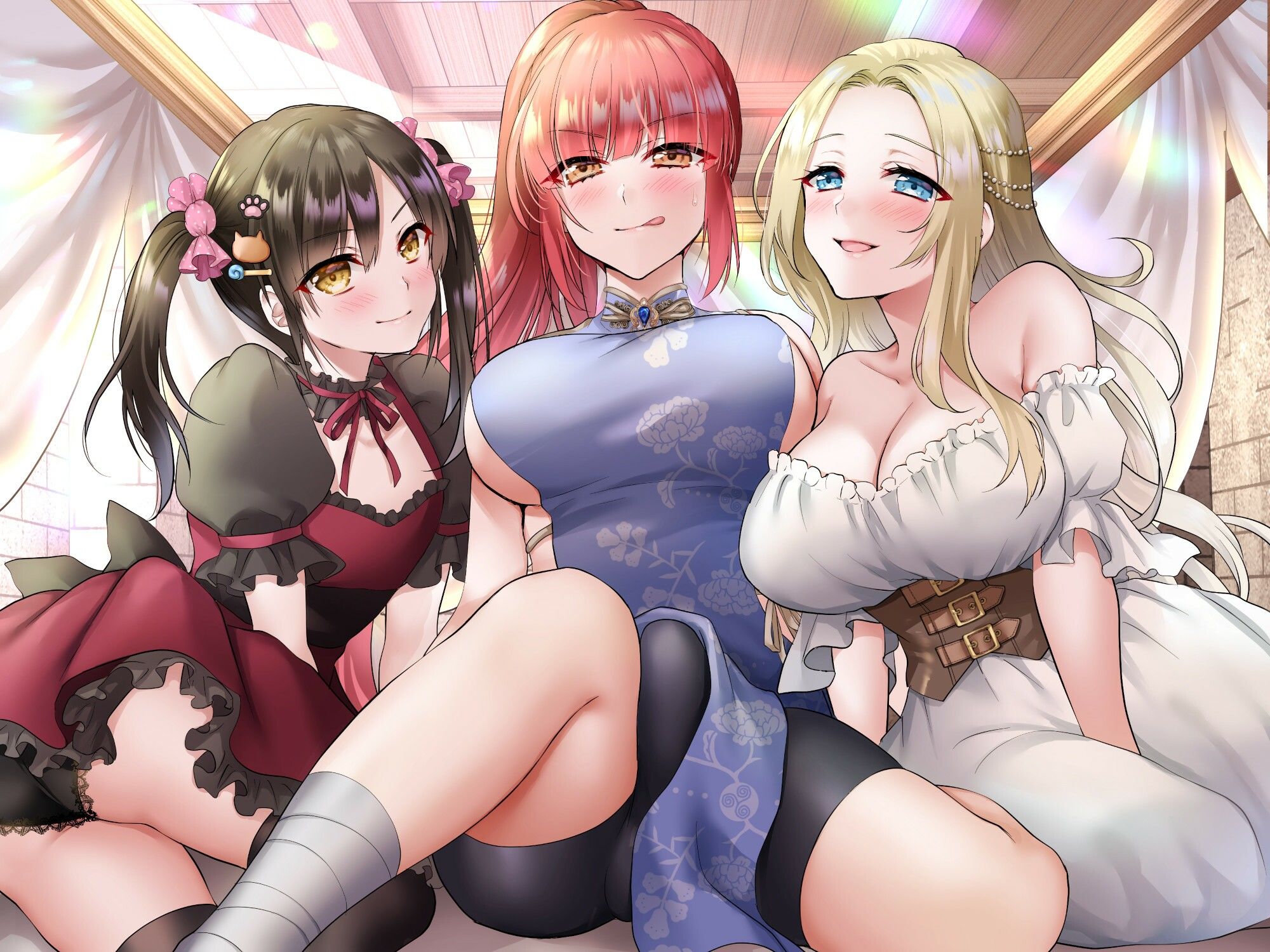 メスイキハーレムへようこそ！ TSふたなり勇者の完堕ち記録 サンプル1ページ目