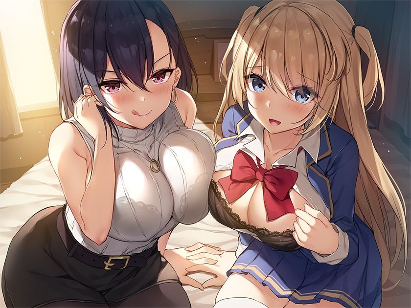 幼なじみ姉妹と脳までとろける耳なめレッスン♪ サンプル3ページ目