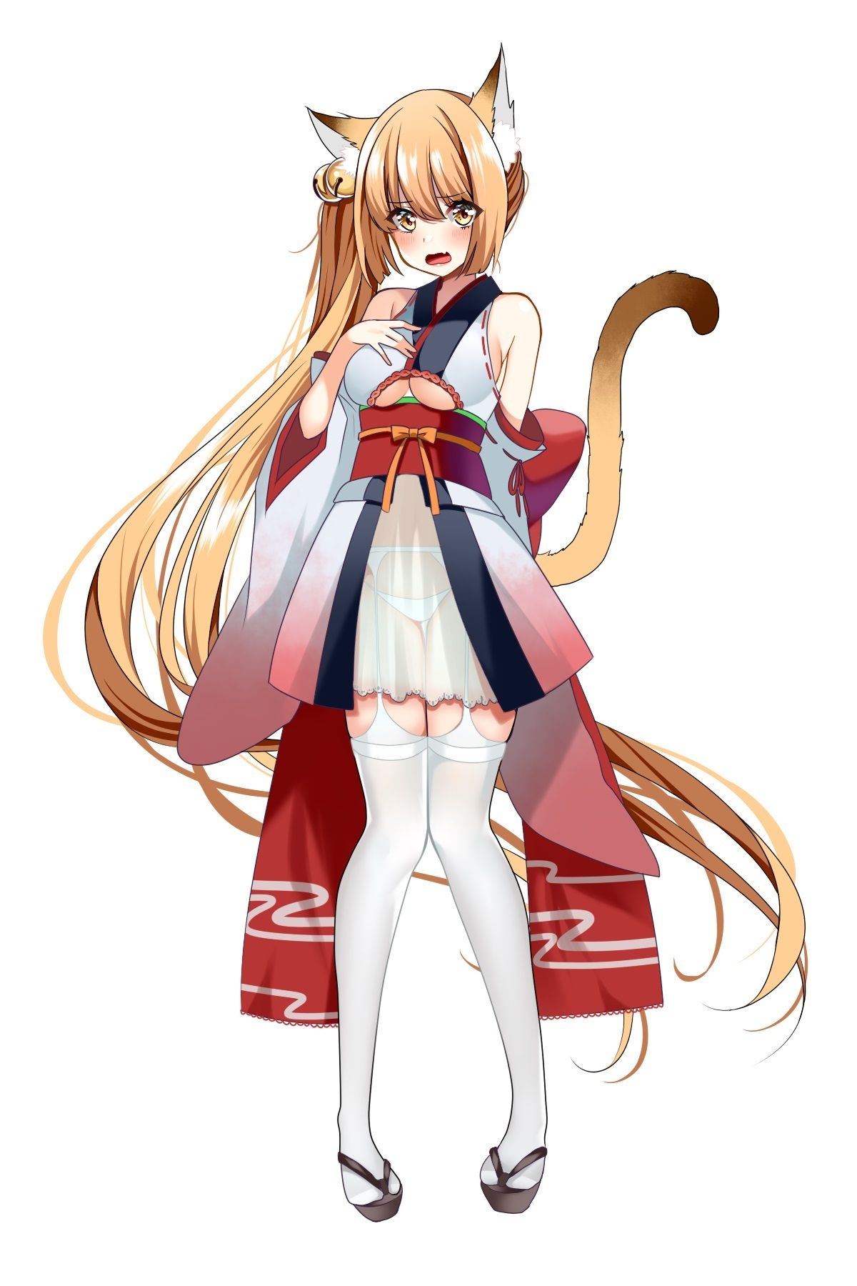 【綿棒・炭酸耳かき/猫娘発情えっち】和風猫喫茶珠玉庵 〜灯〜 サンプル3ページ目