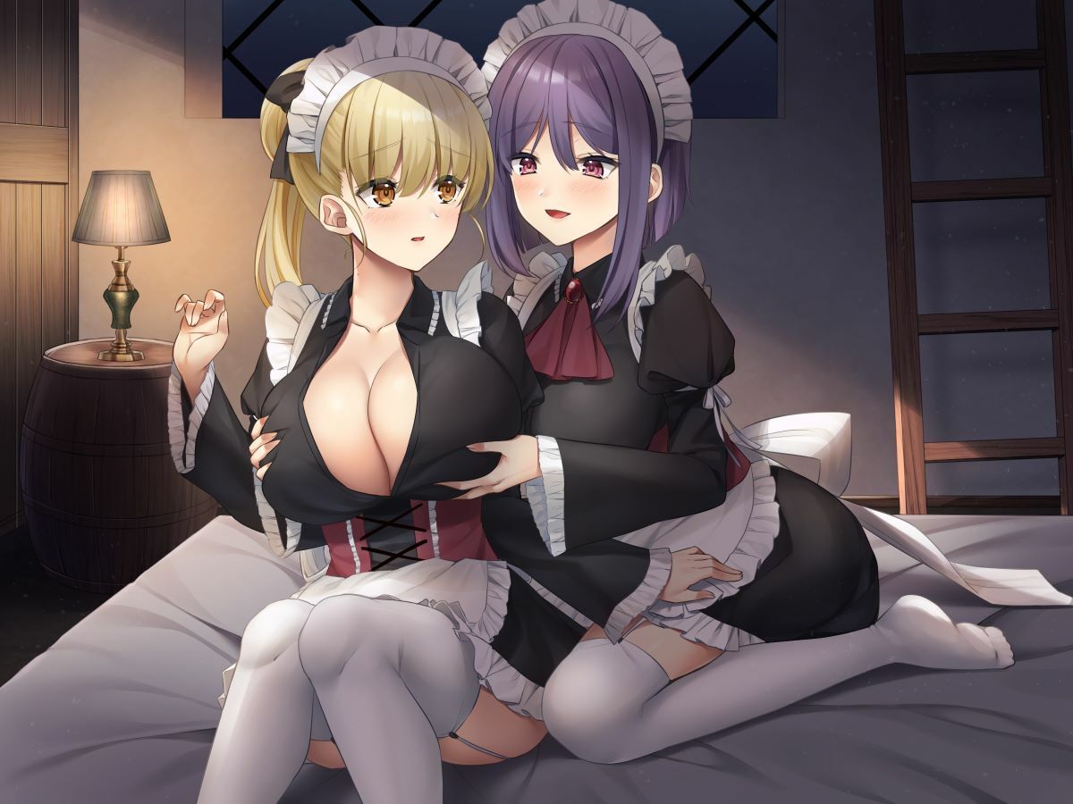 【メイド百合】お屋敷メイドのお夜伽実習〜メイド長と新人メイド・リリー〜 サンプル3ページ目