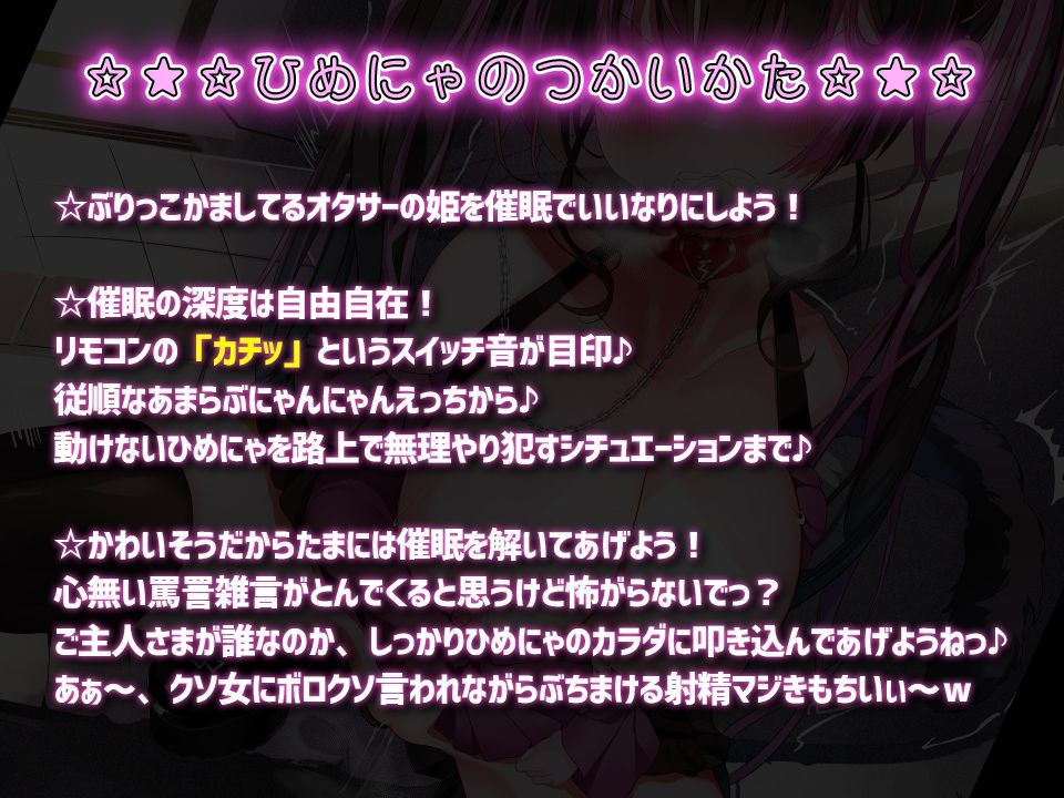 ひめにゃ催●陵●-オタサーの姫の罵声を浴びながら路上セックス、強●メイド化でオホ声連続絶頂 サンプル3ページ目