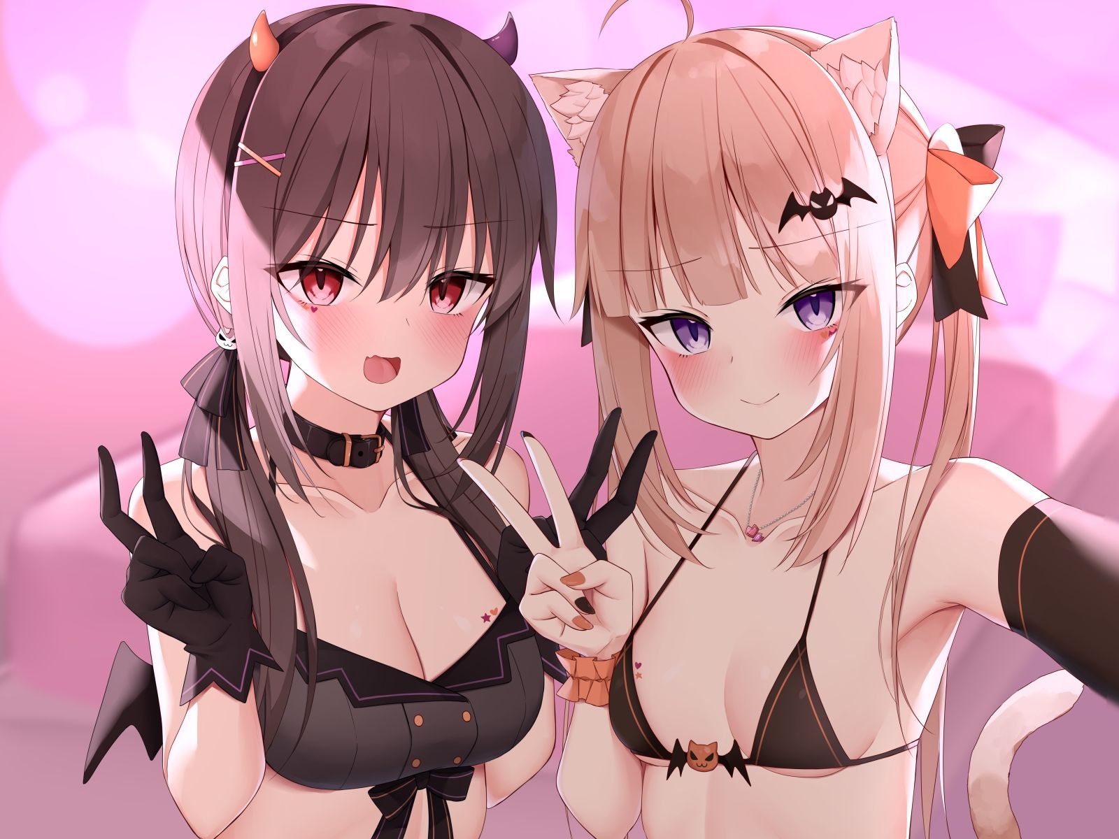 眠らぬ街のHALLOWEEN NIGHT♪ 〜おち●ぽくれなきゃイタズラしちゃうぞ？〜 サンプル2ページ目
