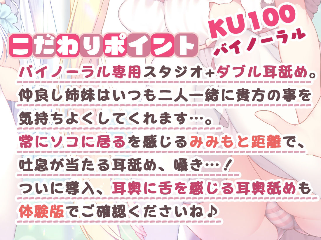 【吐息感じる両耳舐め】お兄ちゃんの為なら何でもするよ！お耳もおち〇ちんも全部気持ちよくなーれ♪ サンプル1ページ目