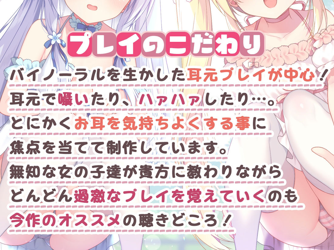 【吐息感じる両耳舐め】お兄ちゃんの為なら何でもするよ！お耳もおち〇ちんも全部気持ちよくなーれ♪ サンプル2ページ目