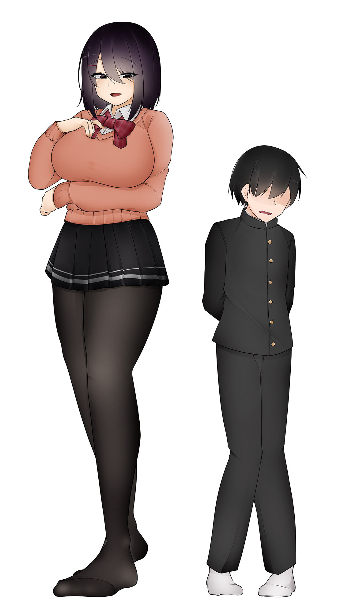 【サイズフェチ】お兄ちゃんちっちゃいねっ 〜妹のように可愛がってたはずの女の子の発育が良すぎる〜 サンプル3ページ目