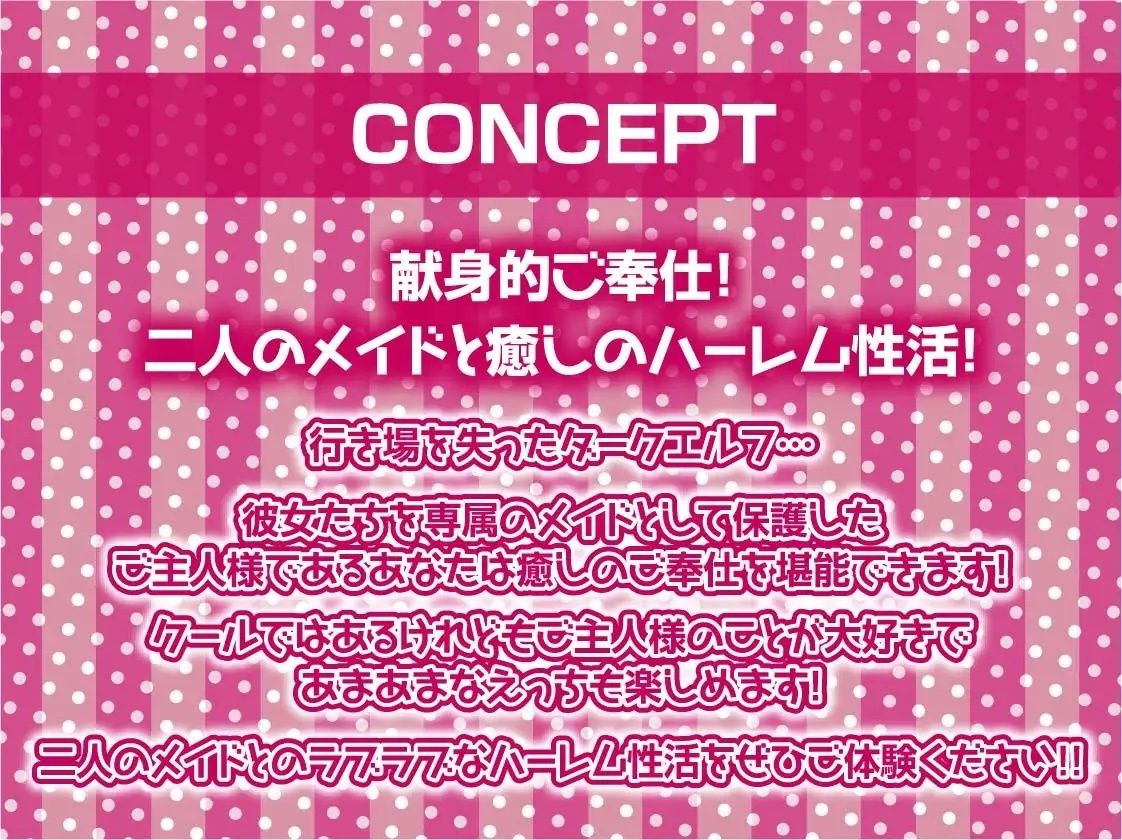 クールで真面目なエルフメイド2人との性処理性活【フォーリーサウンド】 サンプル4ページ目