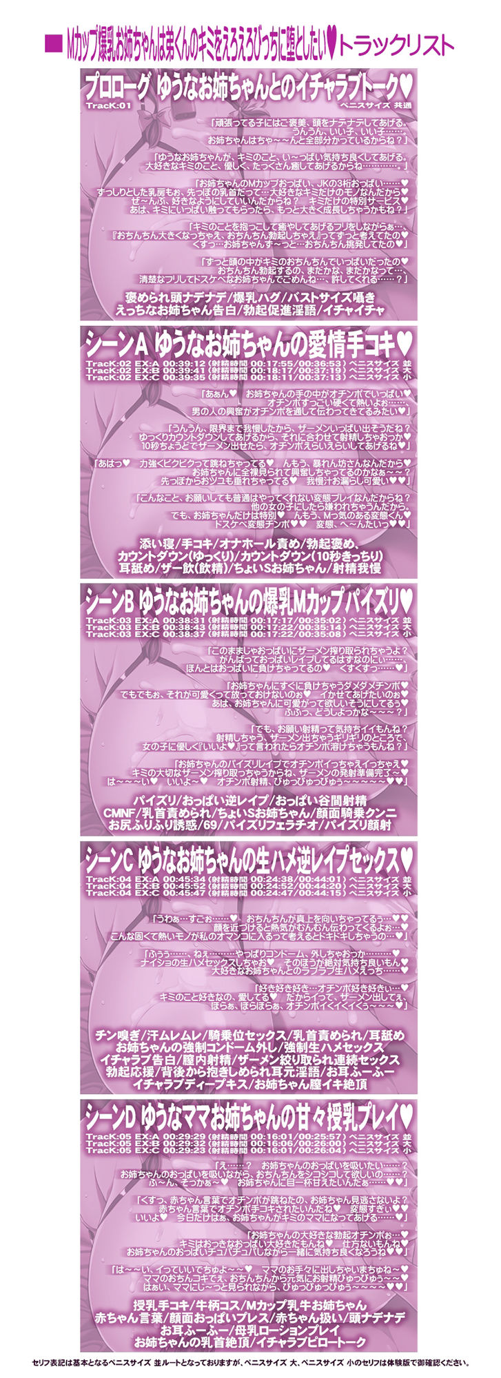 Mカップ爆乳お姉ちゃんは弟くんのキミをえろえろびっちに堕としたい【NATURALCORDE音声作品】 サンプル4ページ目