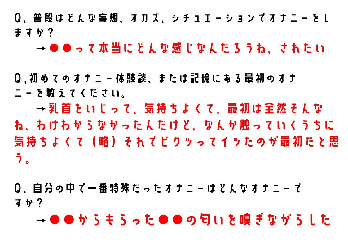 【同人声優】わたしのオナニー事情 No.6 篠ノ井凛【オナニーフリートーク】 サンプル5ページ目