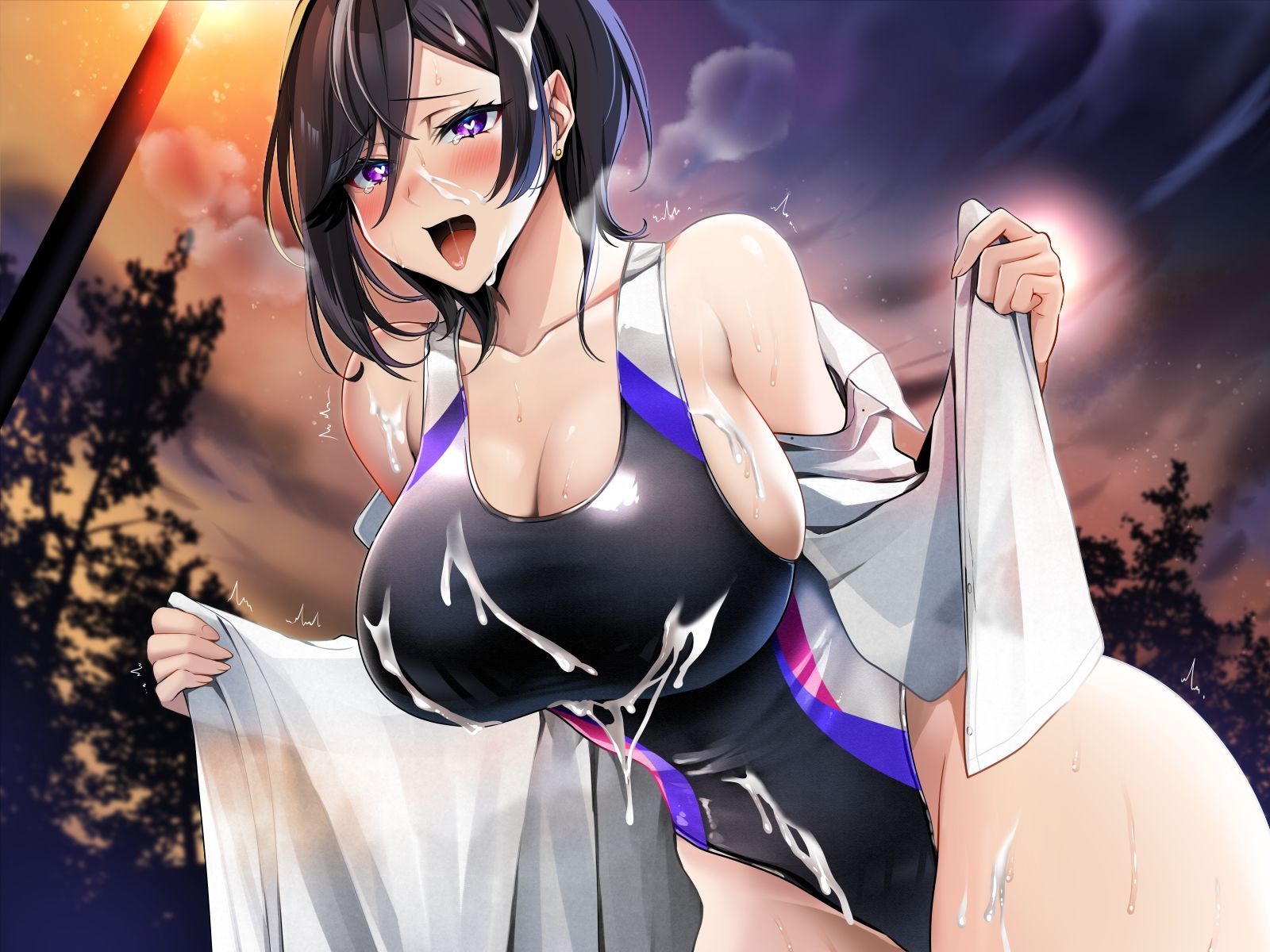 変態露出フェチ○生 サンプル3ページ目