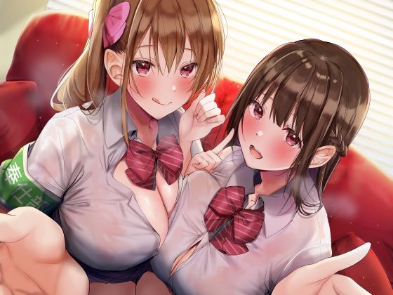 【KU100】ご奉仕ヌキ部！ 〜いつでもどこでも搾精してくれるドスケベJK姉妹〜 サンプル5ページ目