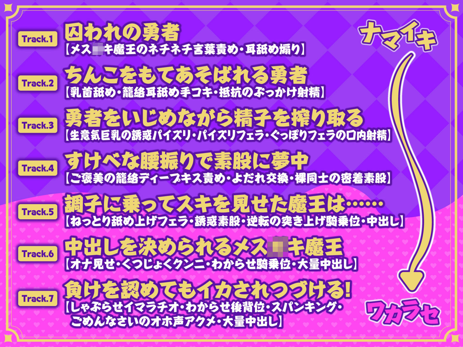 【KU100】メス〇キ魔王の分からせオナホ！ 〜人間を馬鹿にした復讐として性奴●に調教しました〜 サンプル3ページ目