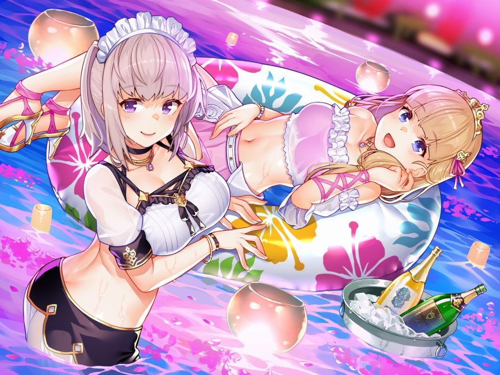 【隠語・喘ぎ声】姫妻＆メイド妻の生ハメリゾート 別荘スローライフ サンプル1ページ目