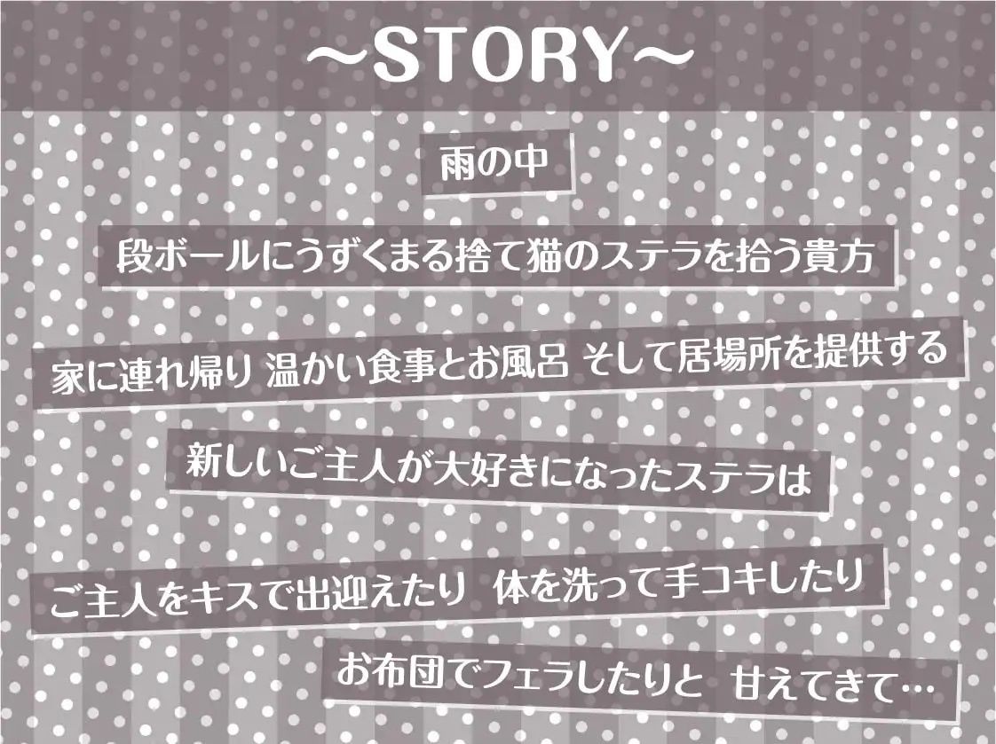 雨濡れ捨て猫のえちえち育成性活。【フォーリーサウンド】 サンプル3ページ目