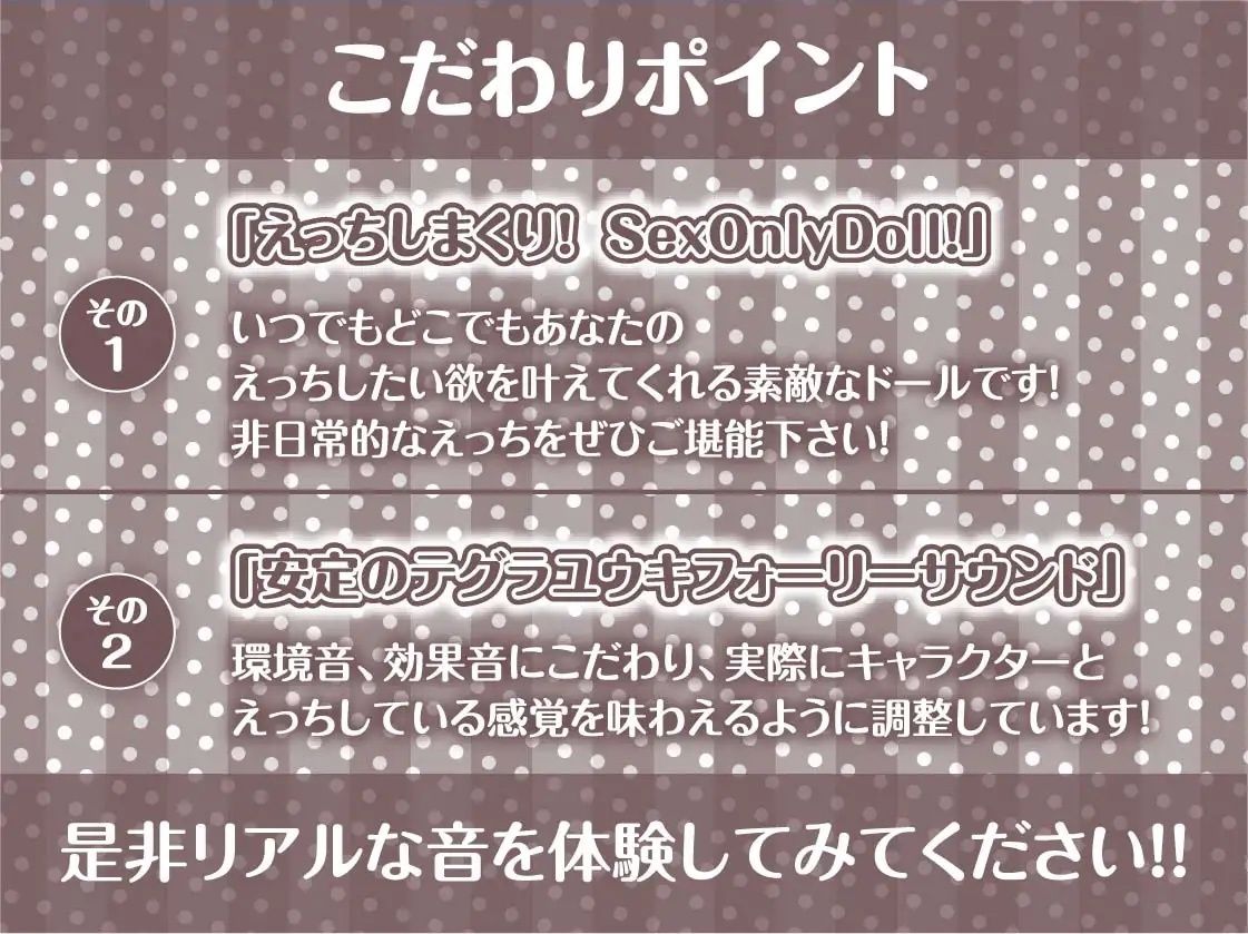 SexOnlyDoll2【フォーリーサウンド】 サンプル7ページ目