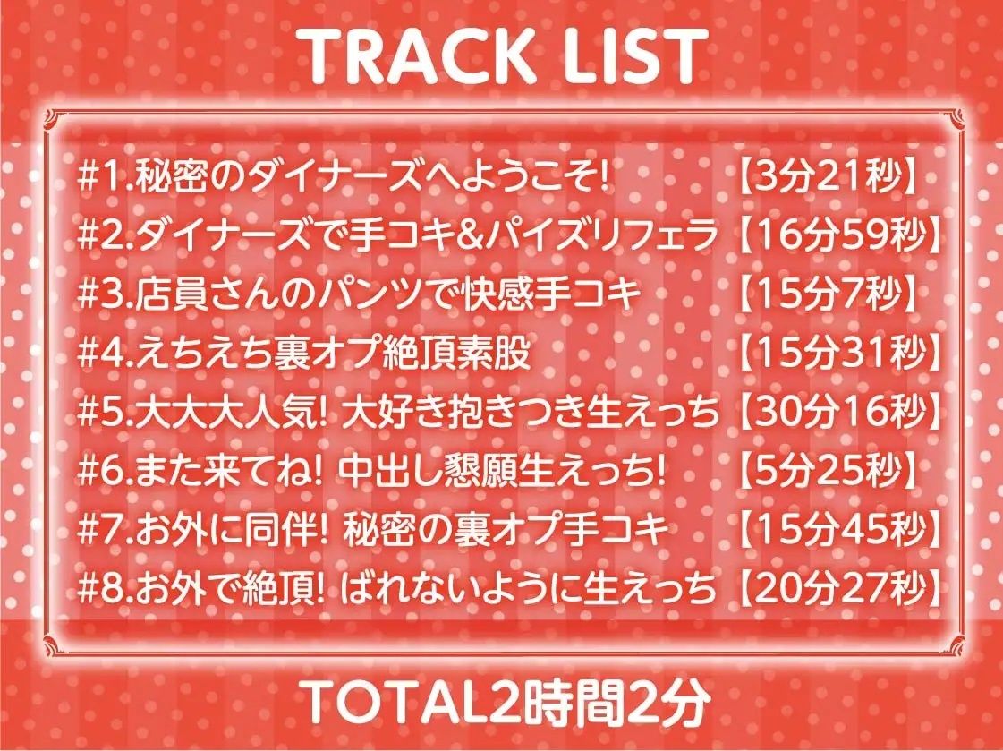 ダイナーズのえちえち裏オプサービス【フォーリーサウンド】 サンプル6ページ目