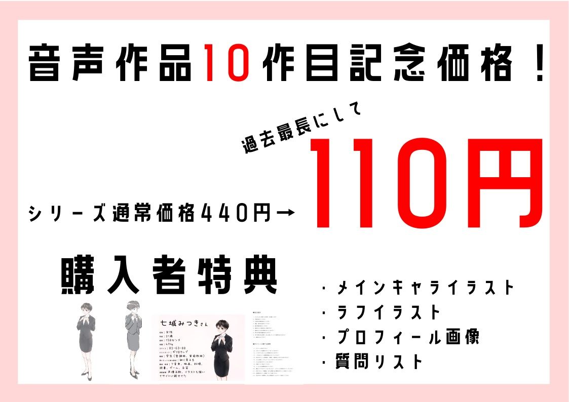 【同人声優】わたしのオナニー 事情No.10 七城みつき【オナニーフリートーク】 サンプル6ページ目