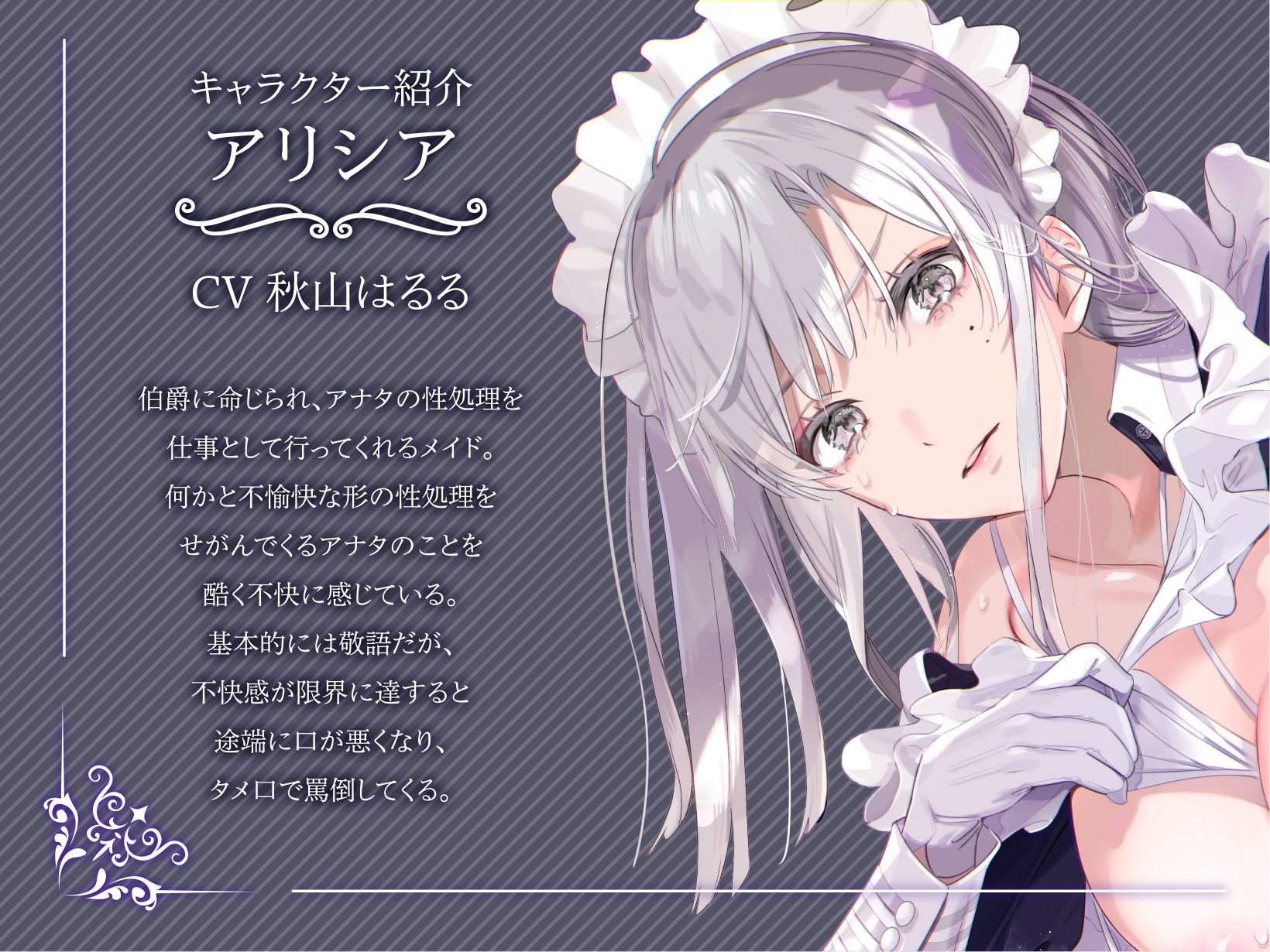 甘えた考えを持つゆとりマゾな僕を教育してくれる性処理専用事務的メイドを、それとなく不機嫌にさせてしまう毎日。 サンプル2ページ目