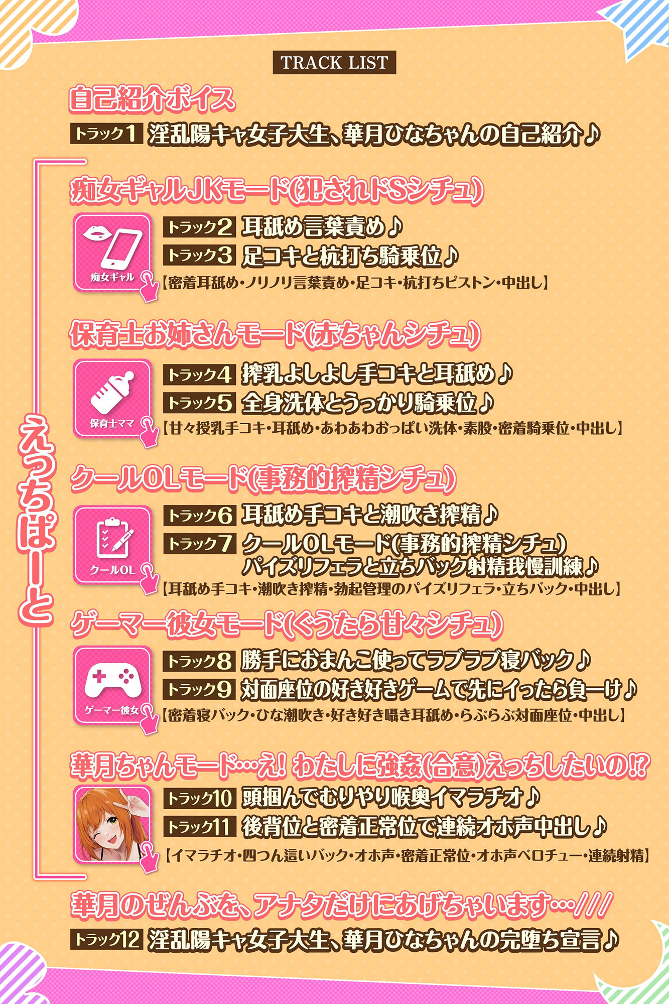 【KU100】コスプレ大好きデリヘル嬢のサクッと選べるあまあまご奉仕えっち〜淫乱陽キャ女子大生を色んなシチュで完堕ちさせる！〜 サンプル3ページ目