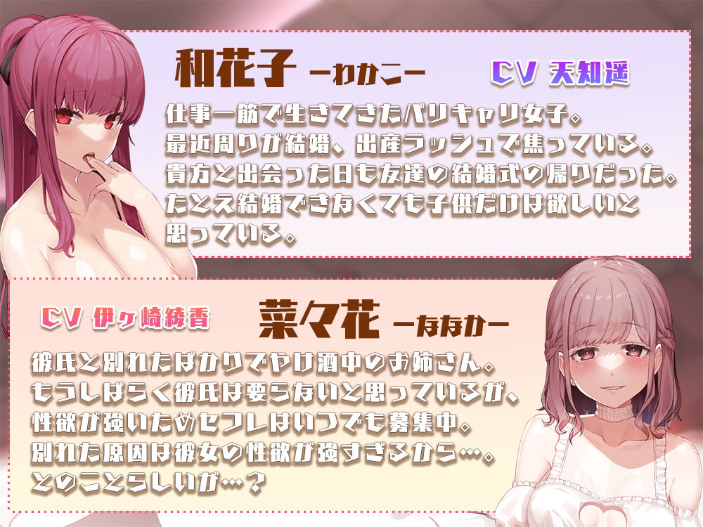 ●っ払いのお姉さんたちにお持ち帰りされる話 サンプル1ページ目
