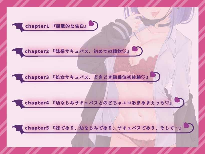 疎遠になっていた妹系幼なじみサキュバスとのえちえち♂♀搾精生活 サンプル4ページ目