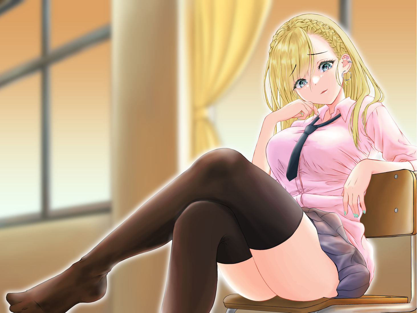クール系ドSビッチギャル陽萌ちゃんによる正しい玩具（ドM）の使い方 サンプル7ページ目