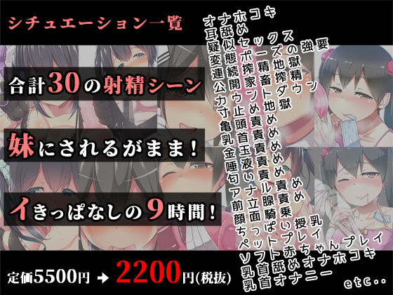 妹にあまーく搾り取られる極上の時間【総集編お得パック10作品合計9時間】 サンプル2ページ目