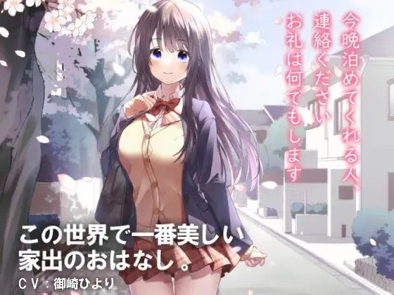 今晩泊めてくれる人、連絡ください。お礼は何でもします〜この世界で一番美しい家出のおはなし サンプル1ページ目